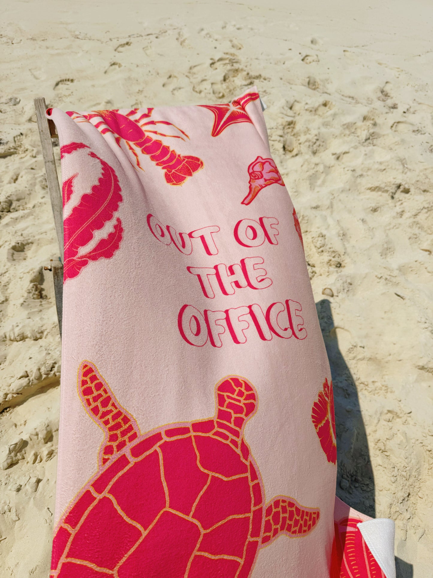 Out Of The Office Towel - Pink