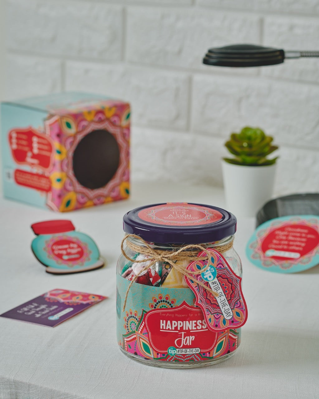 Gratitude Kit – Pink + Happiness jar