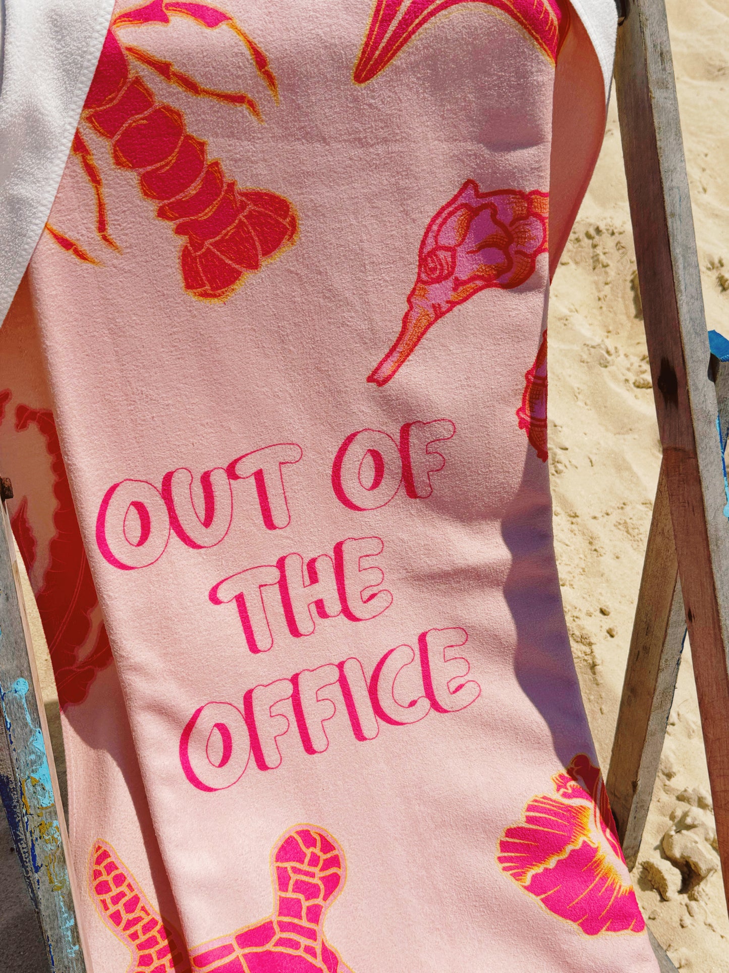 Out Of The Office Towel - Pink