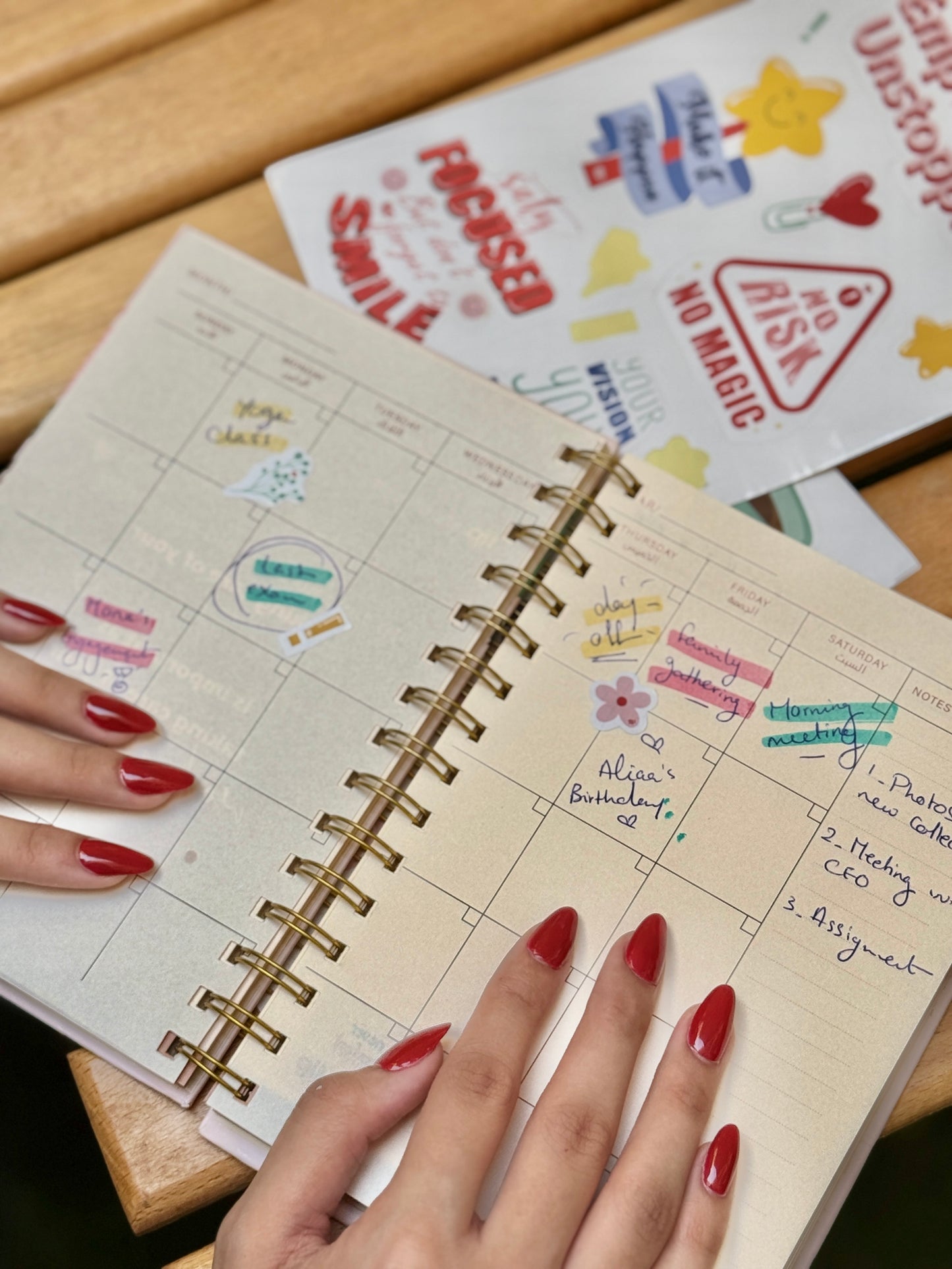 Daily Planner Tiger - English
