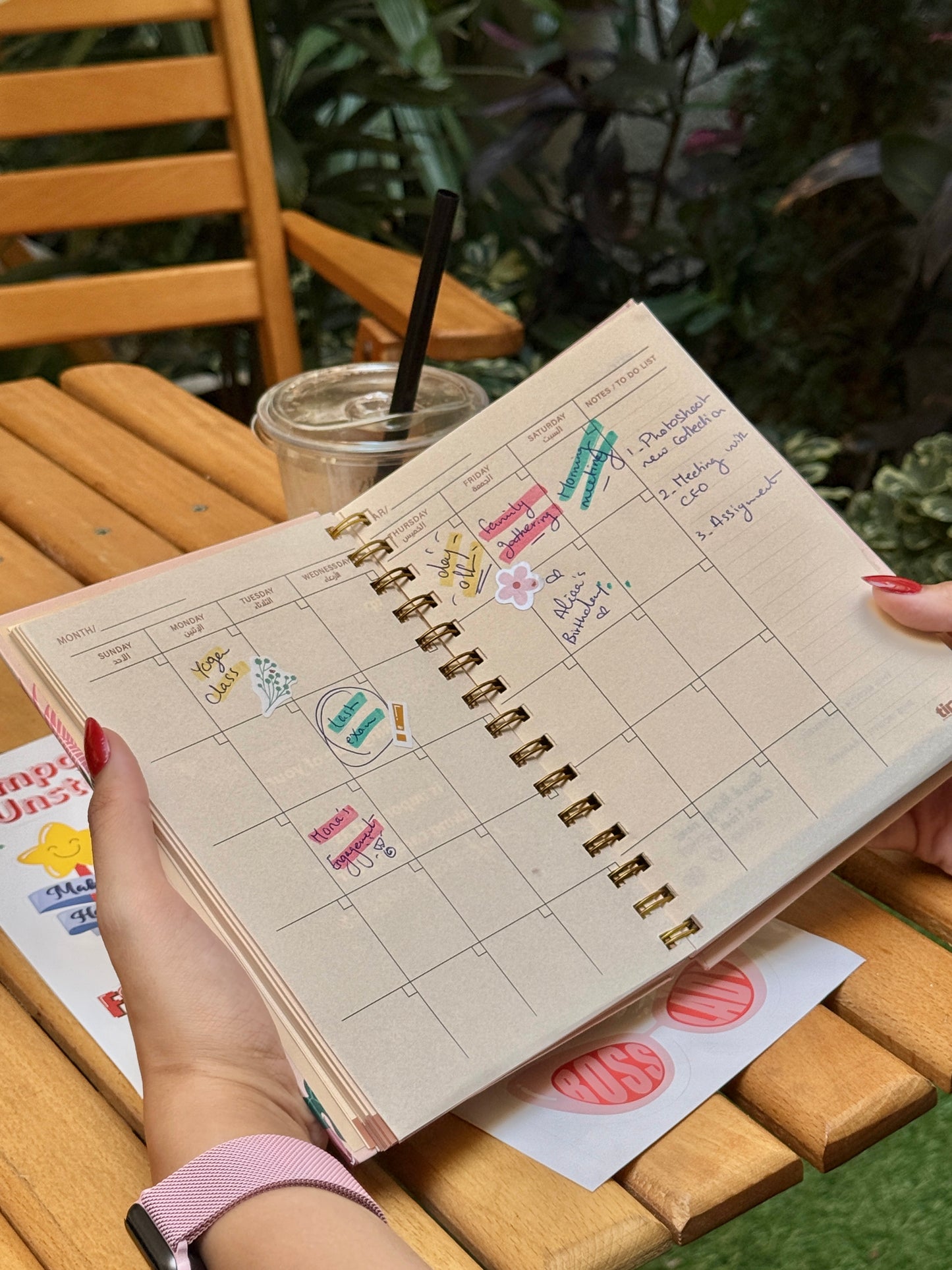 Daily Planner Tiger - English