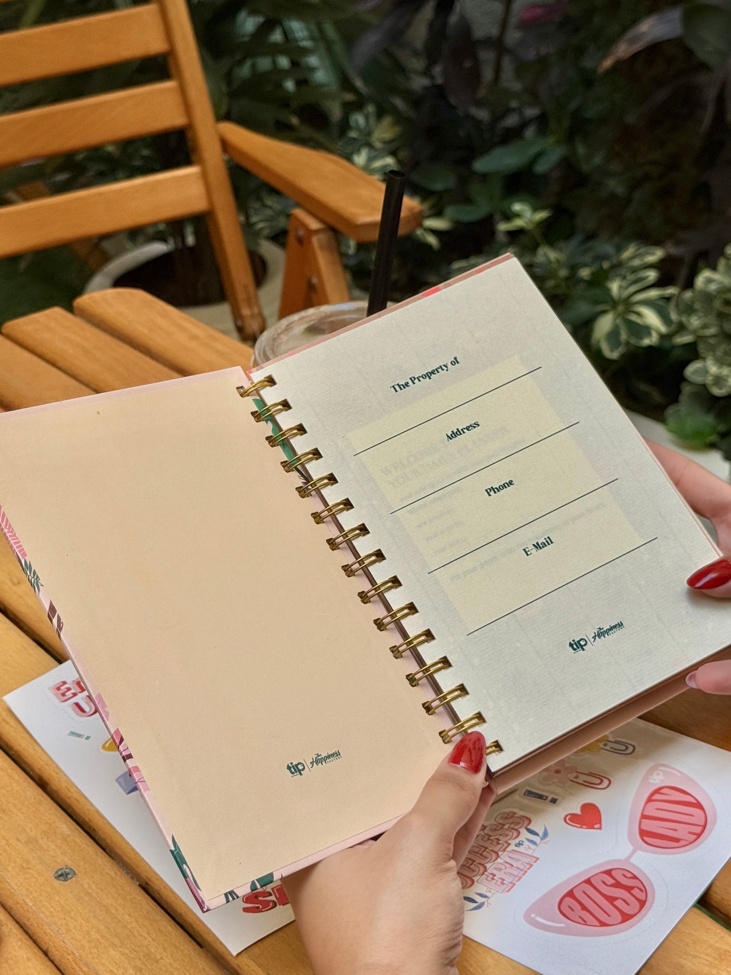 Daily Planner Tiger - English