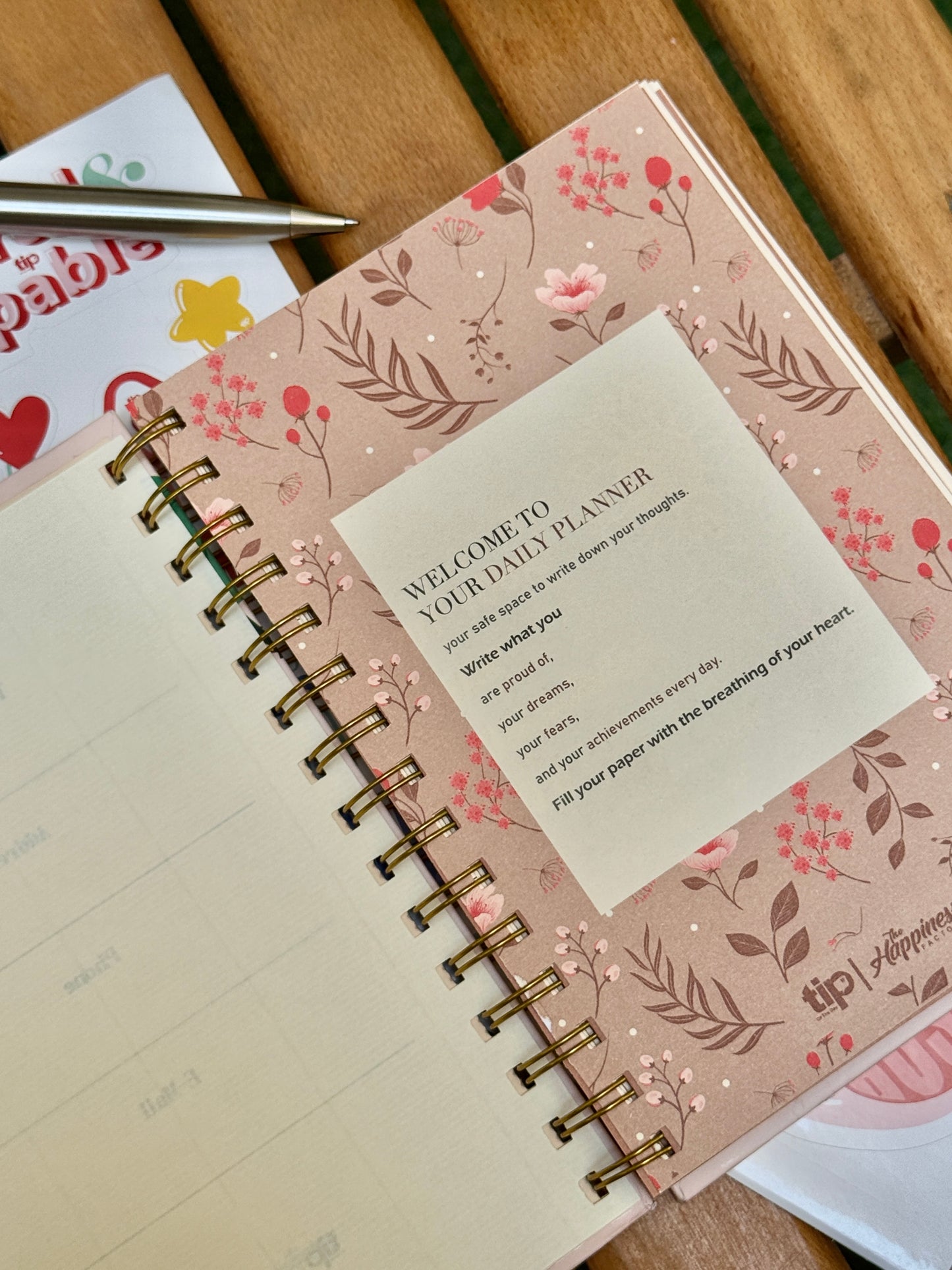 Daily Planner Tiger - English