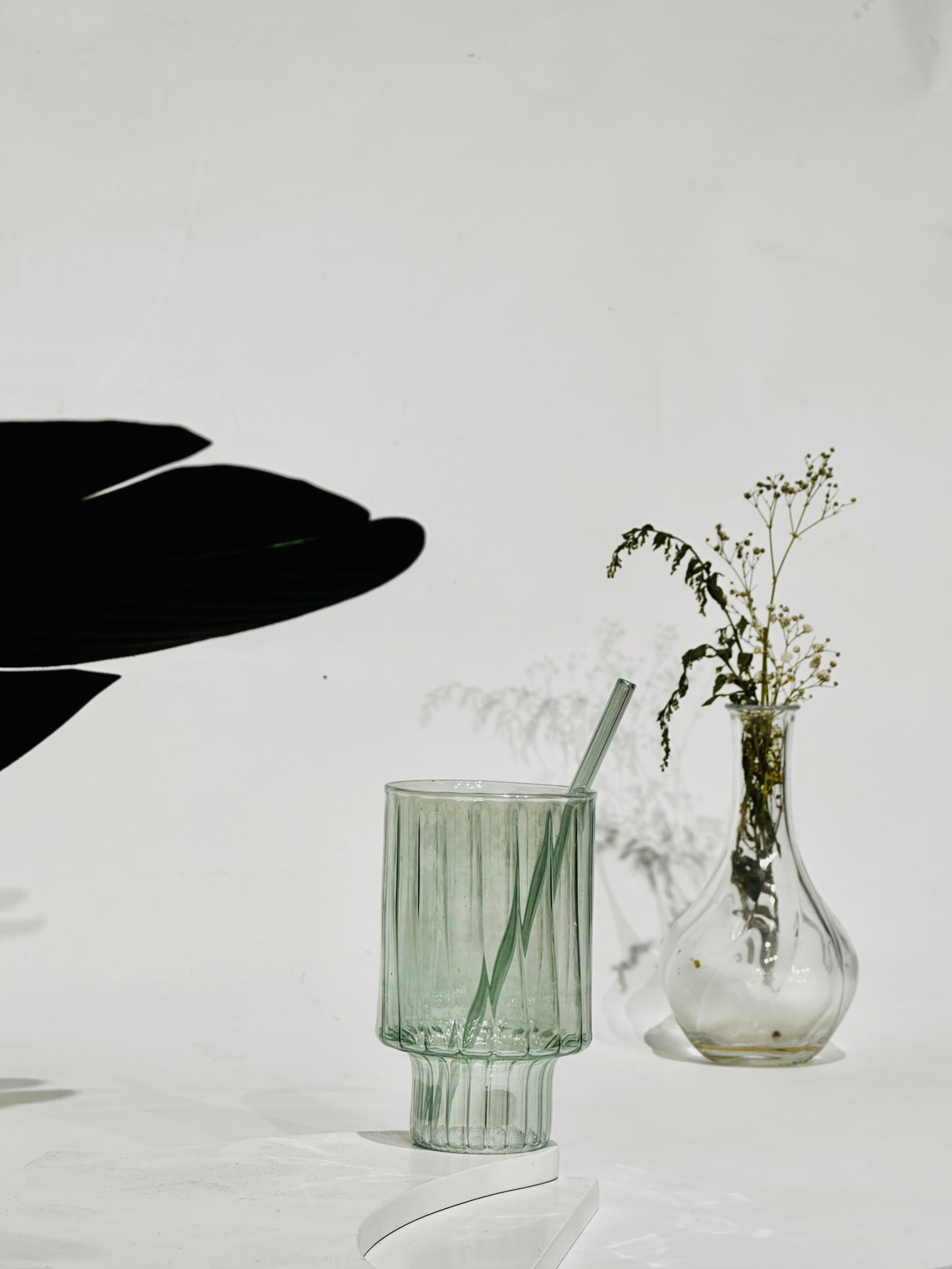 كوب مضلع اخضر - جلاس