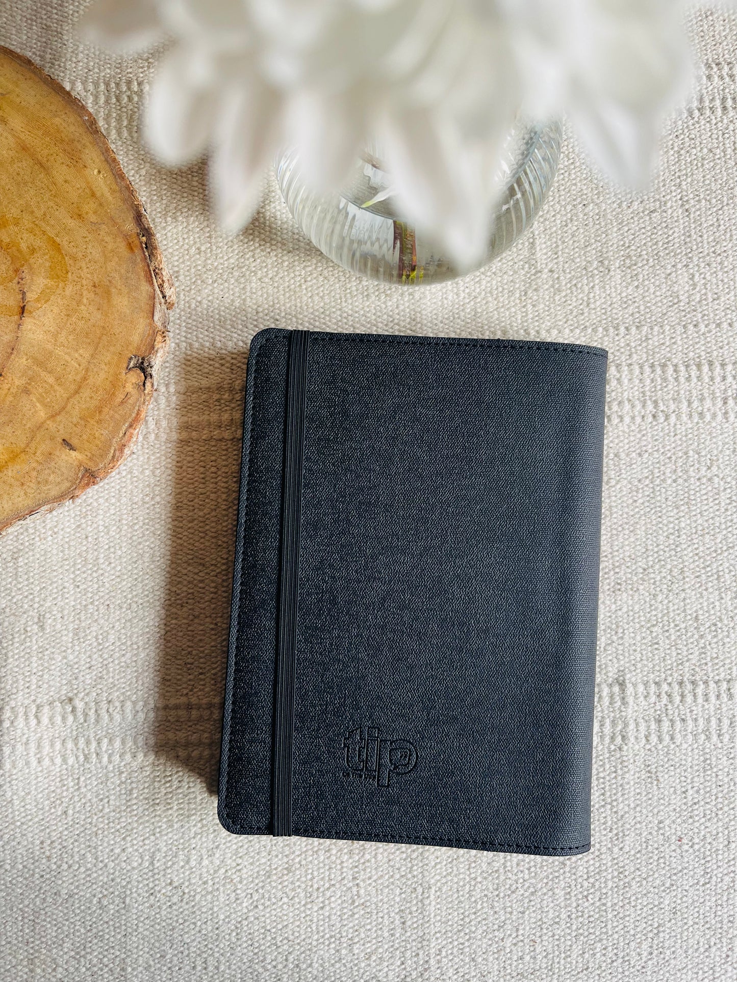 Black Arabic Leather Agenda