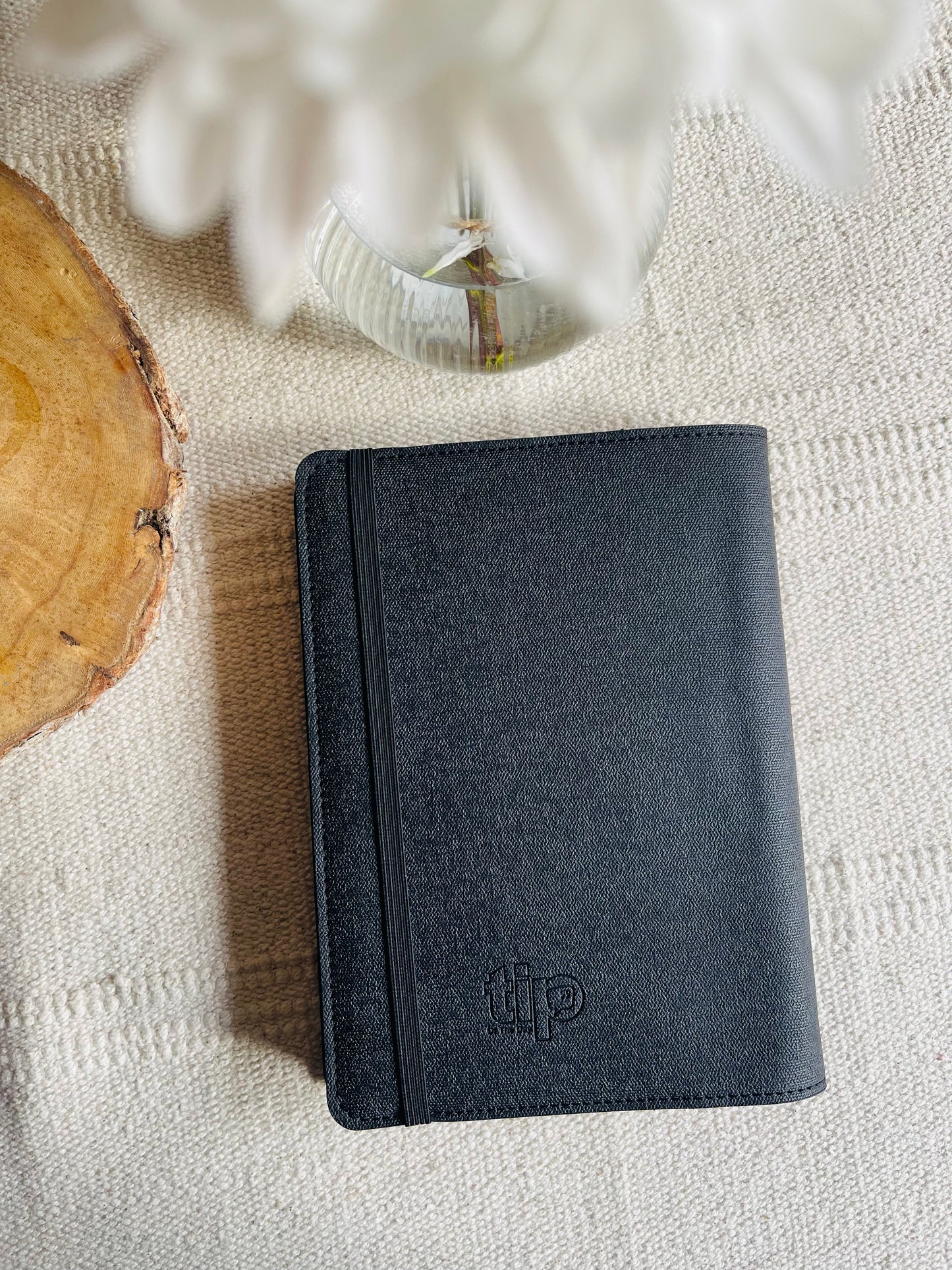 Black Arabic Leather Agenda