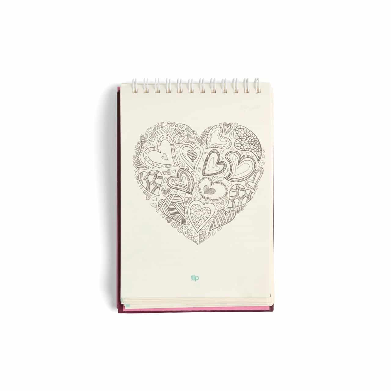 For A Heart I Love Coffee Box Pink