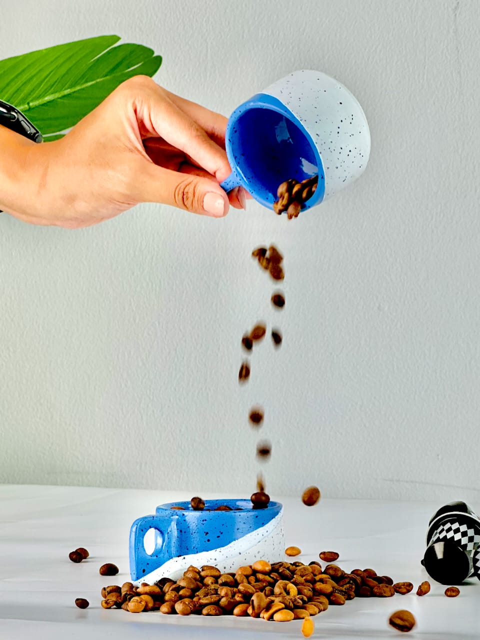 2 كوب اسبريسو أزرق