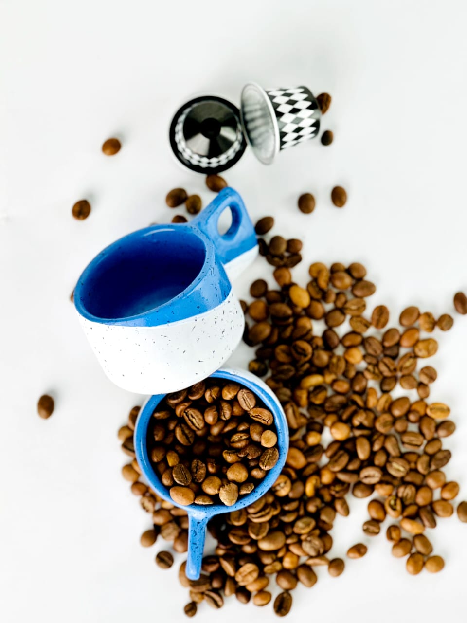 2 كوب اسبريسو أزرق