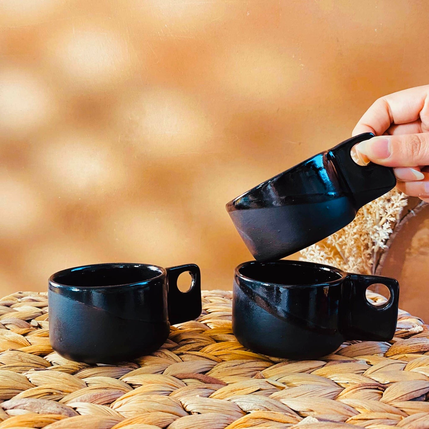٢ فنجان اسبريسو بلاك