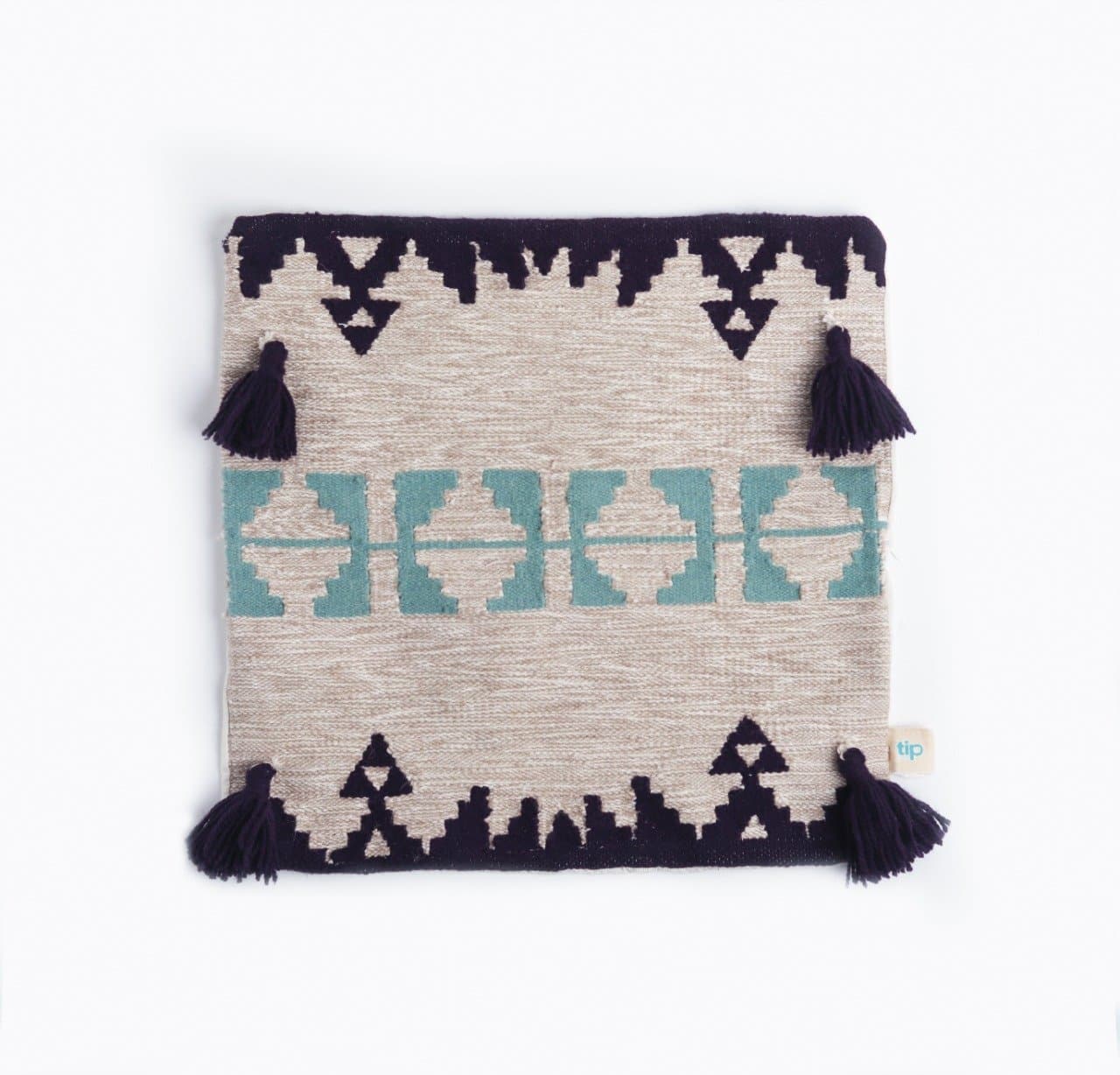 Boho handmade cushion cover