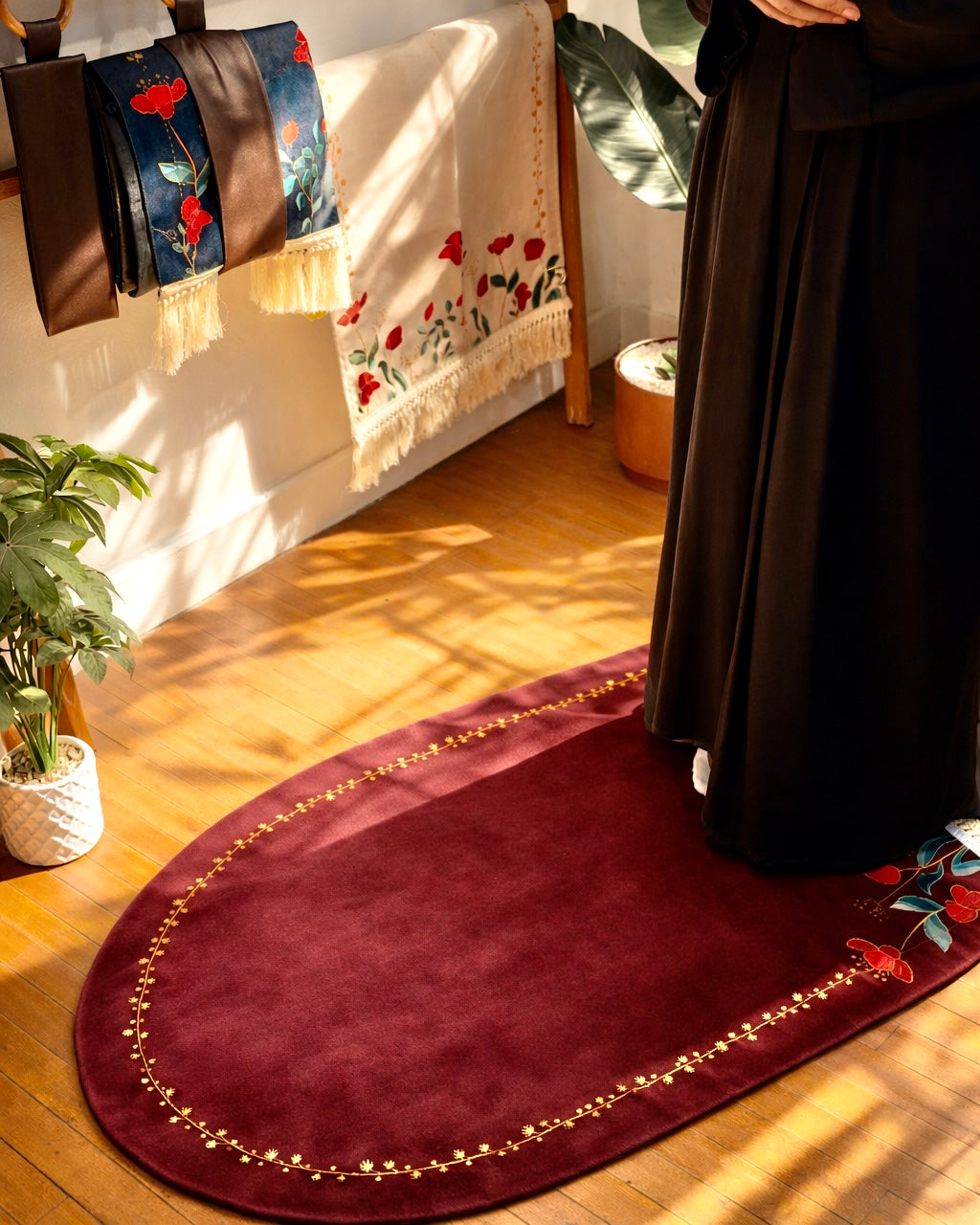 Sukoon Prayer Mat – Maroon 