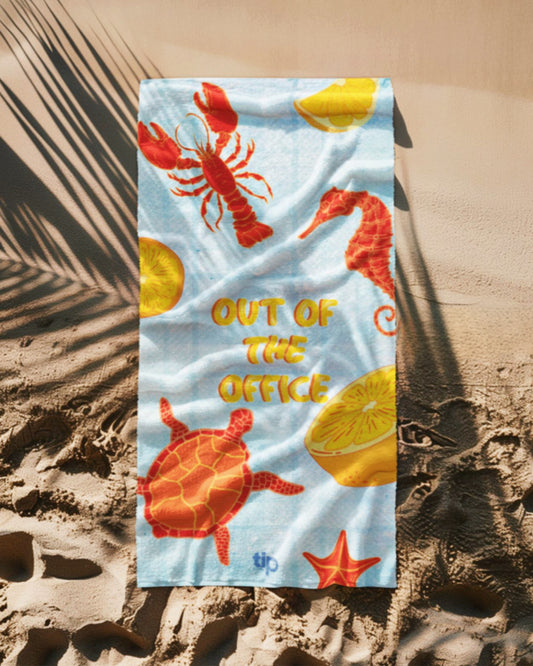 Out Of The Office Towel - Blue