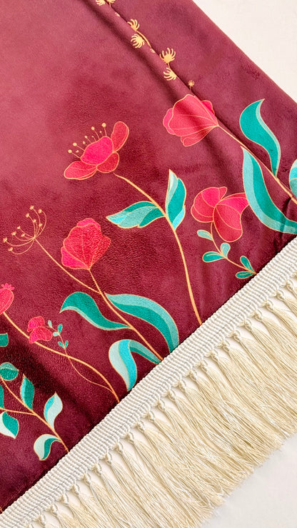 Sukoon Prayer Mat – Maroon 
