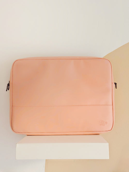 Simon laptop Sleeve - Matte leather