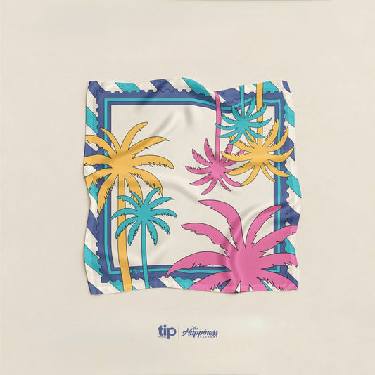 Egypt palm scarf