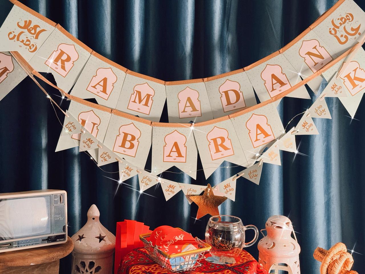 Ahlan Ramadan Decoration Box + Baby Light
