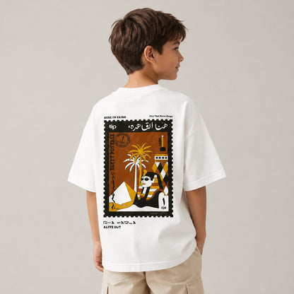 Egypt kids T-Shirt Brown