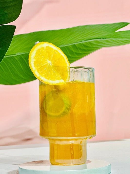 كوب مضلع اخضر - جلاس
