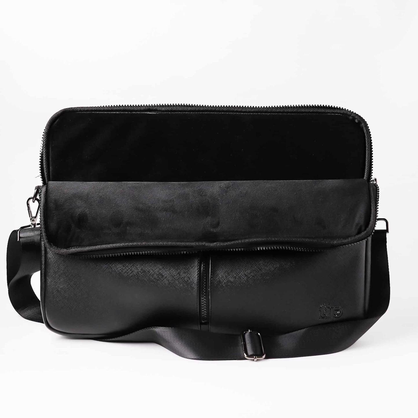 Luxury leather laptop bag