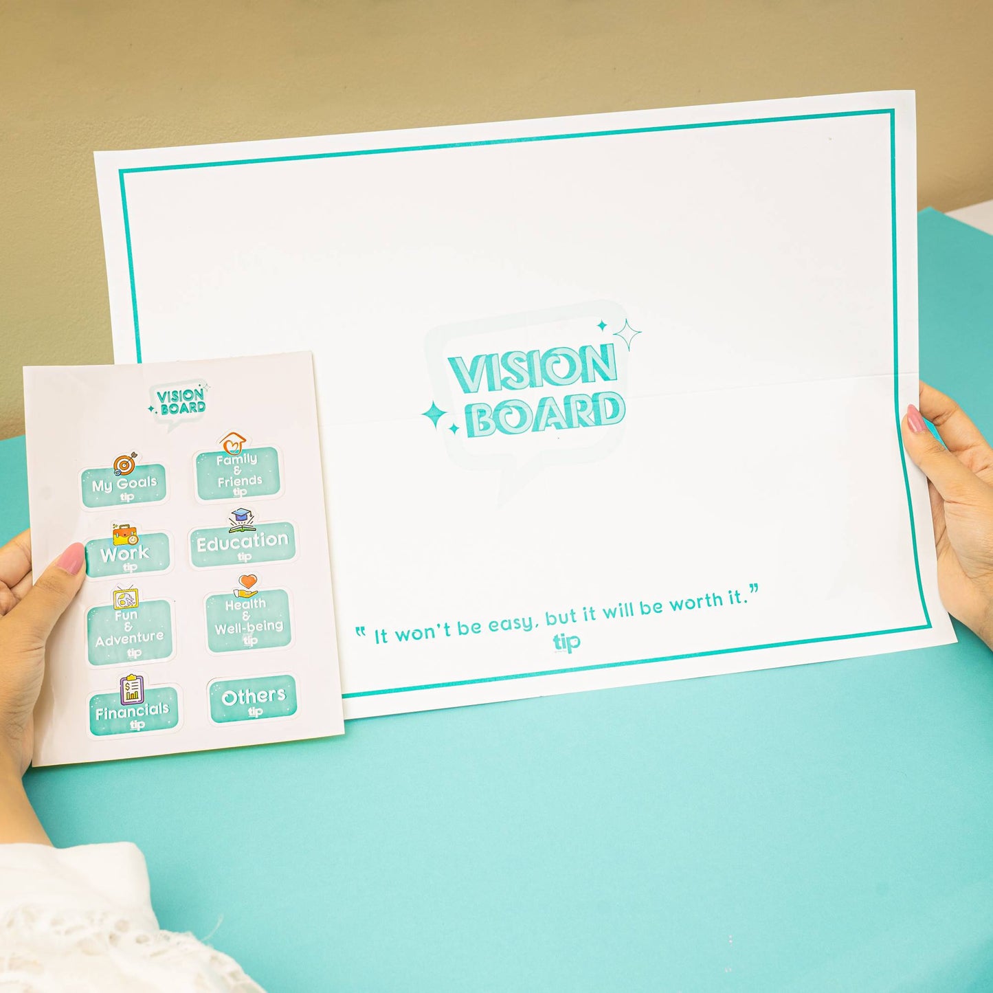 Vision Board + sheet sticker