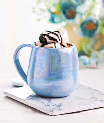 Curvy Baby Blue Mug
