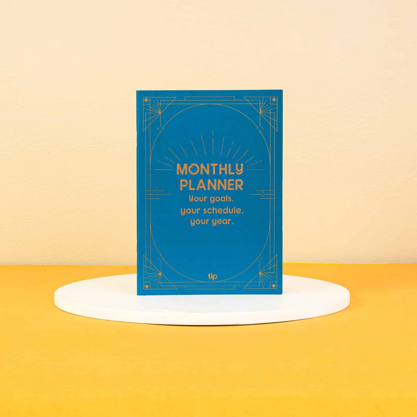 Formal Navy Monthly Planner - English, undated