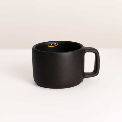 Black matte mug